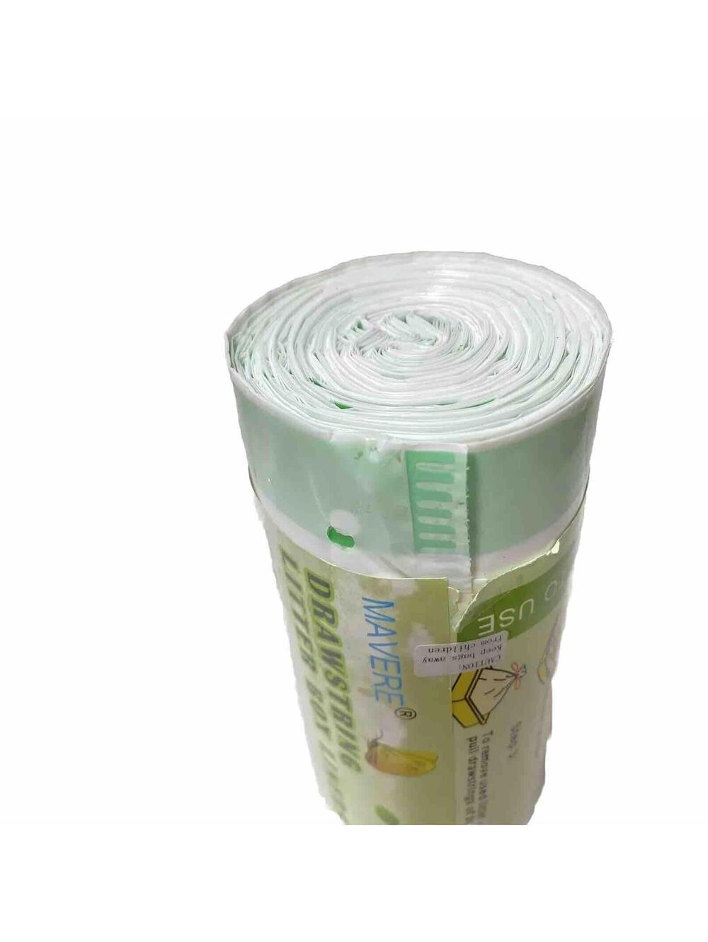 Kitty Litter Liners/Roll Super Thick Cat Litter Pan Liners Drawstring Closure - Picture 4 of 5
